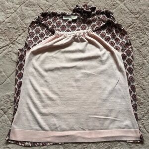 LOFT Pink Floral Halter Top Sleeveless Blouse Women's‎ Size S
